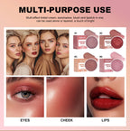 Multi-Purpose Cream Blush and Tint for Face and Lips