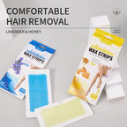 Pain-Free Cold Wax Hair Removal Strips for Smooth Skin