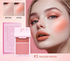 2-in-1 Cream and Powder Face Blush Duo