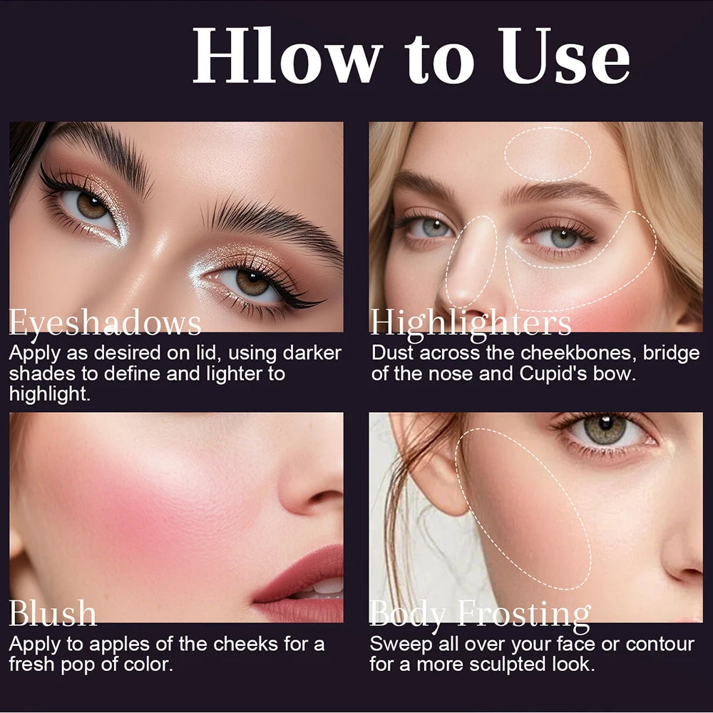 All-in-One 9-Color Face and Eye Makeup Palette