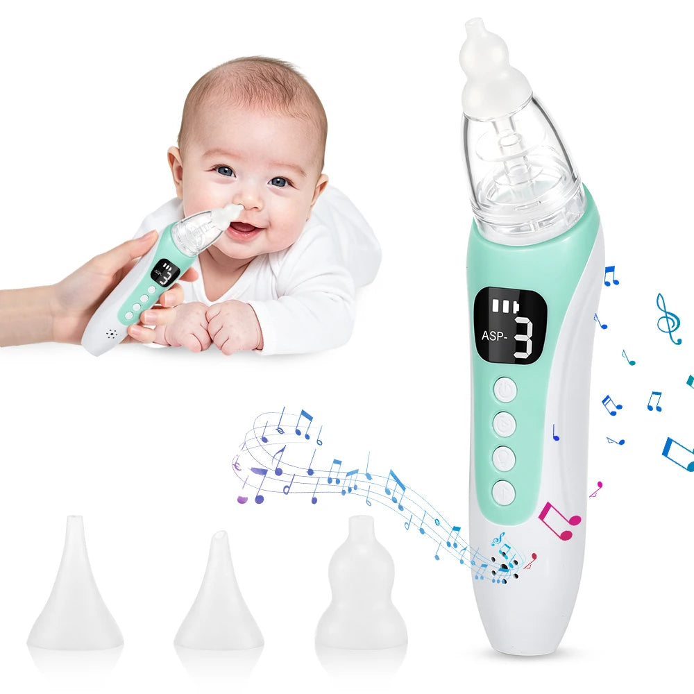 Electric Musical Baby Nasal Aspirator for Congestion Relief - 1