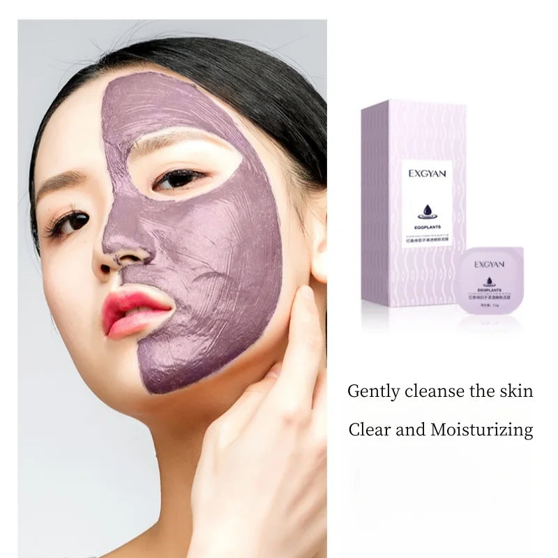 Eggplant Pore Cleansing Mud Mask Set