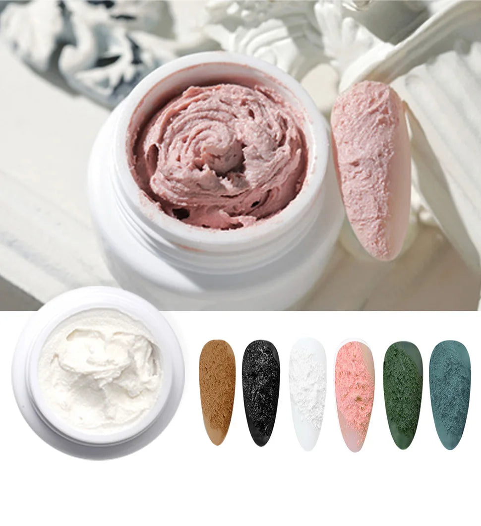 3D Plaster Effect Sand Texture Nail Art Gel - 13