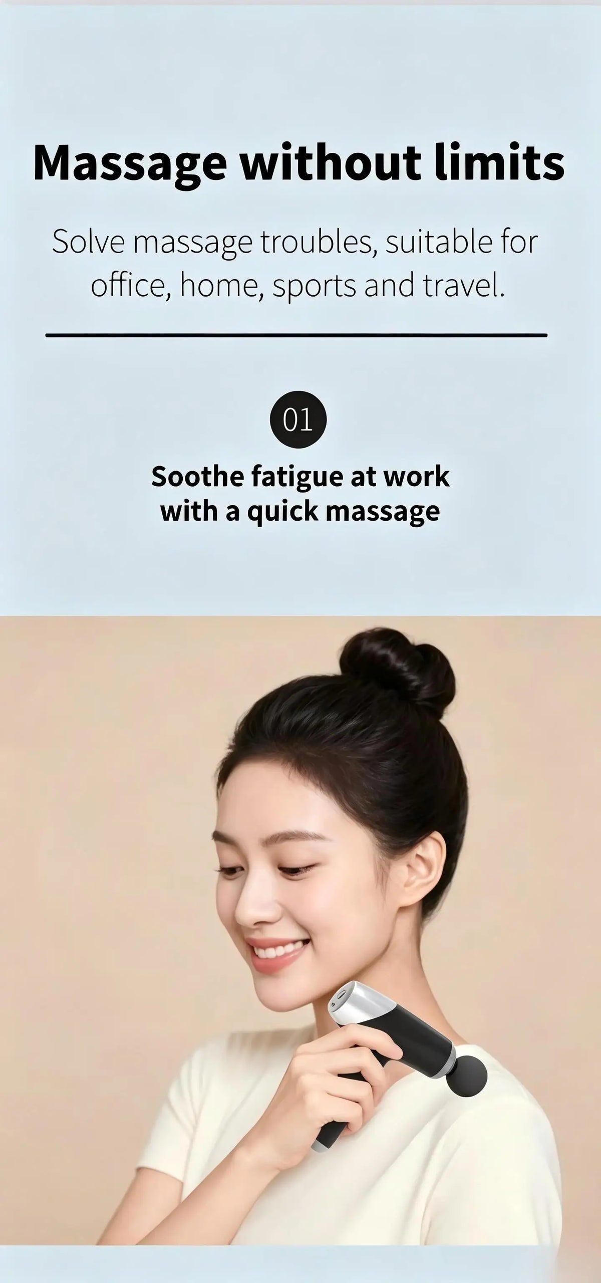 Portable Deep Tissue Percussion Muscle Massage Gun