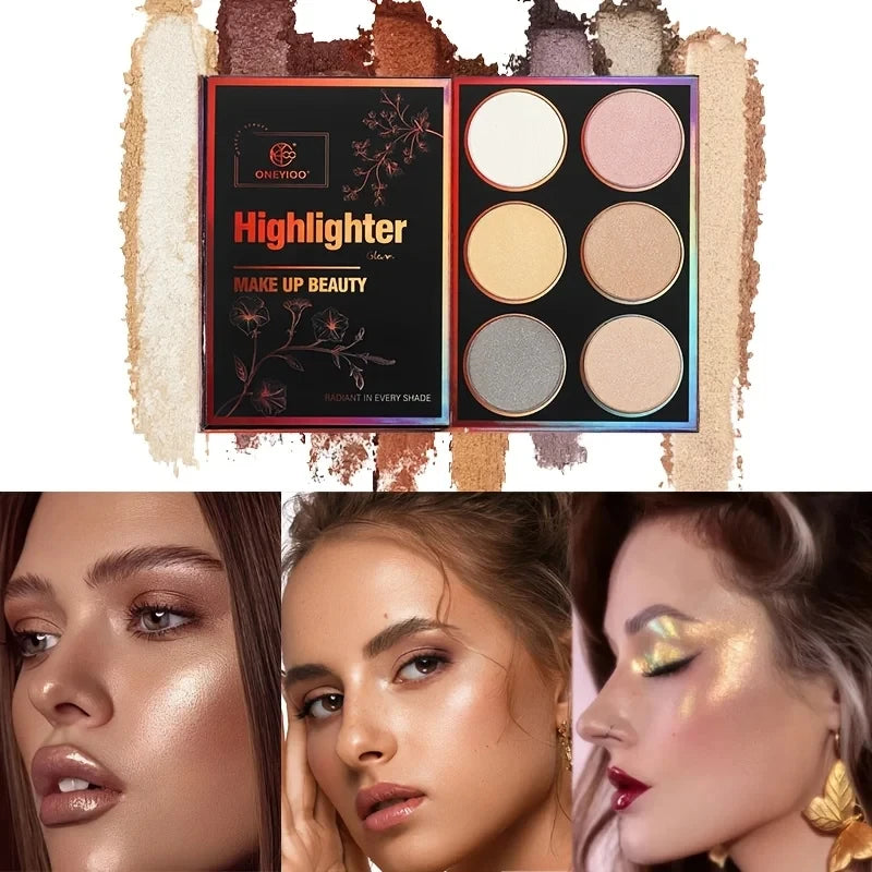 55-Color Professional Eyeshadow, Highlighter and Lip Gloss Palette