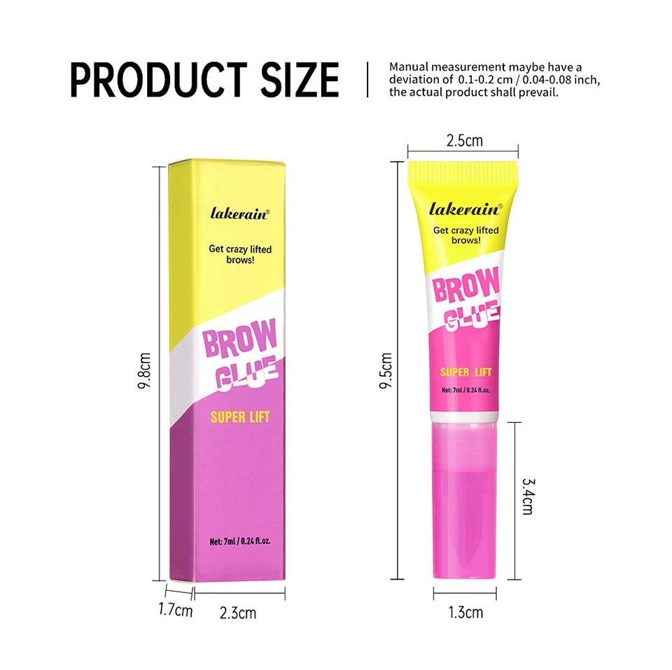 Long-Lasting Brow Lamination Styling Gel with Built-in Comb - 18