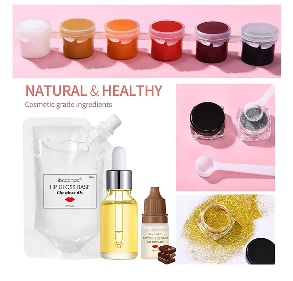 DIY Complete Lip Gloss Making Kit