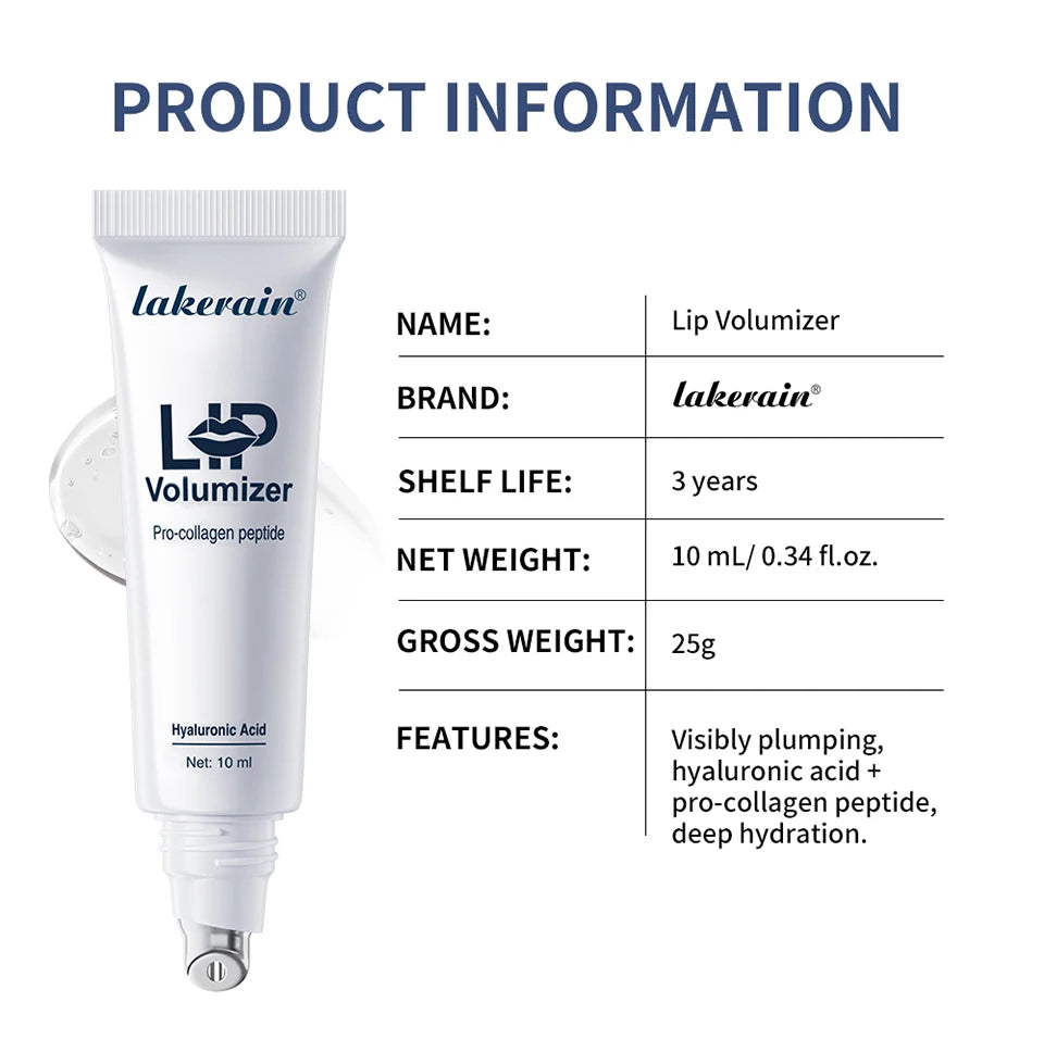 Hydrating Lip Plumper Serum for Fuller Smoother Lips - 16
