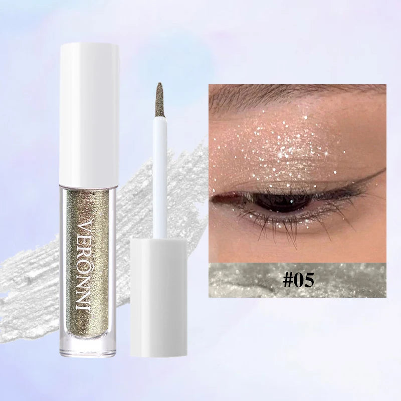 Waterproof Shimmer Liquid Glitter Eyeshadow - 25