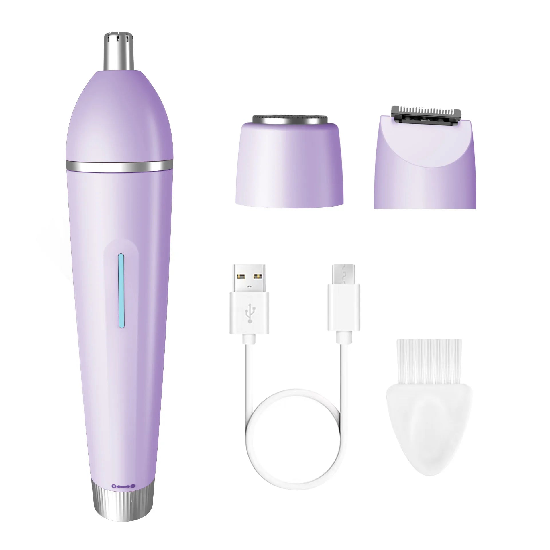 3-in-1 Waterproof Electric Shaver and Trimmer for Women - 19