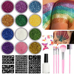 DIY Glitter Temporary Tattoo Kit for Kids and Adults