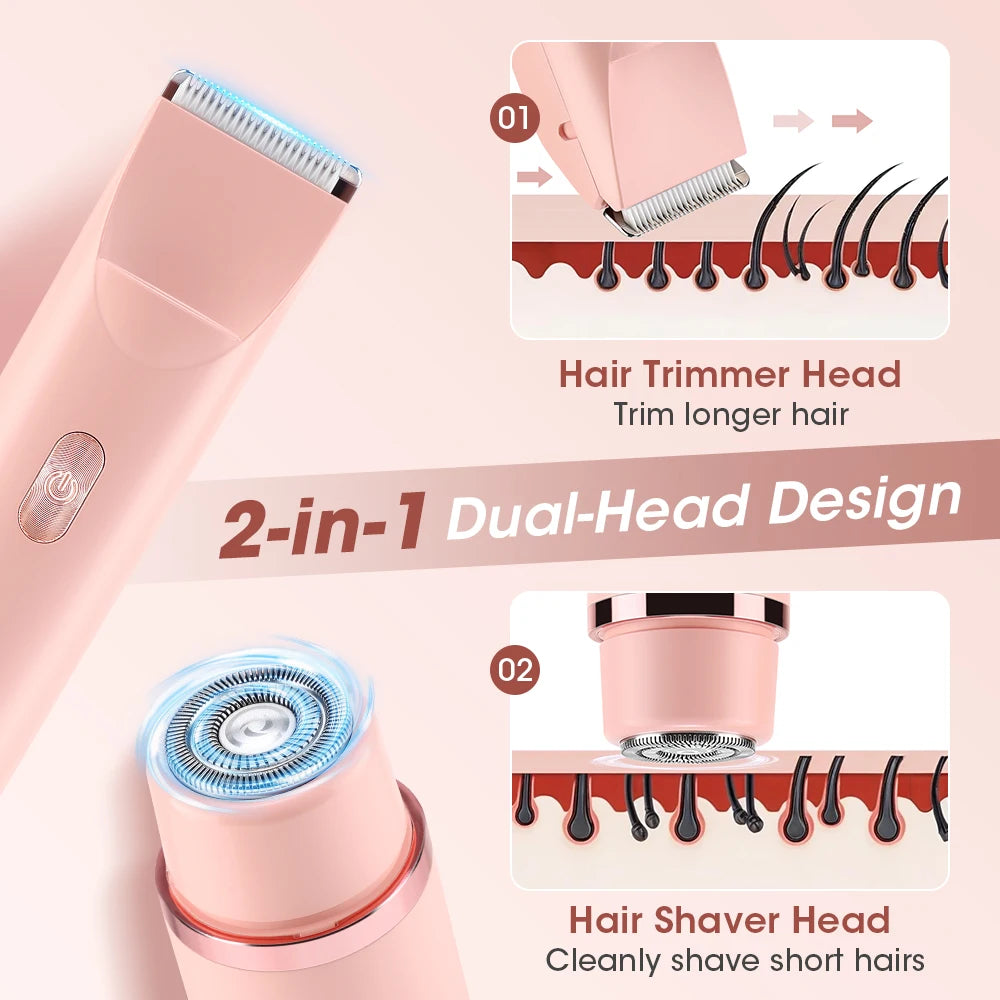 Waterproof Electric Shaver for Women - 2