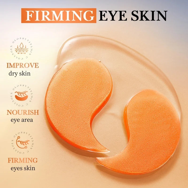 Vitamin C Brightening Eye Masks for Dark Circles and Puffiness - 1