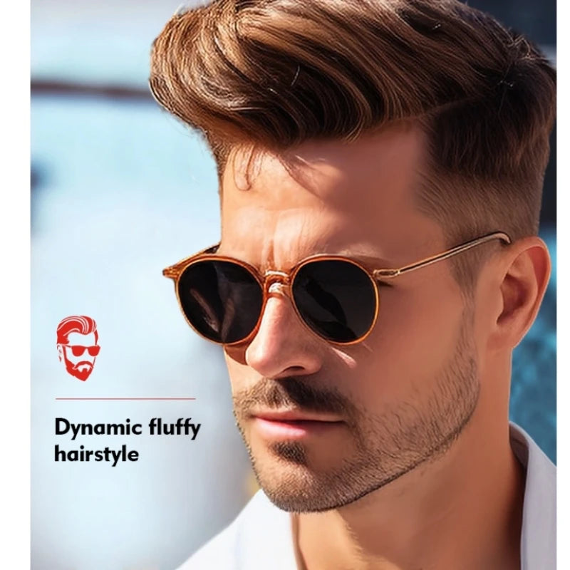 Men's Retro Hair Styling Wax for Strong Hold and Natural Volume - 5