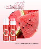 12-Piece Fruity Moisturizing Lip Balm Set for Dry Lips