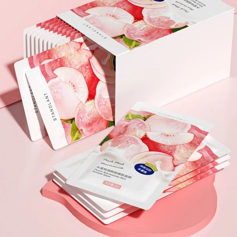 Hydrating Peach Sleeping Face Mask for Radiant Skin