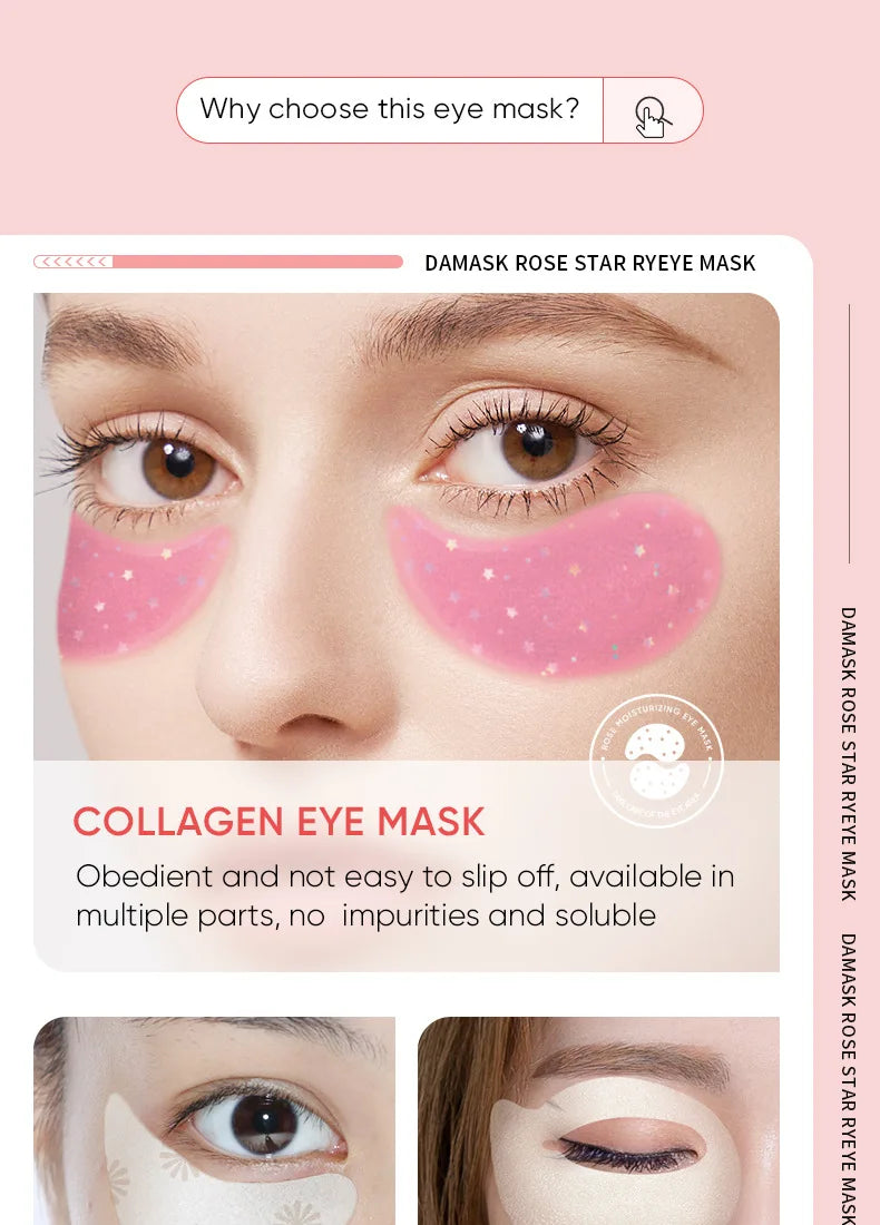 Rose Collagen Hydrating Eye Mask Patches