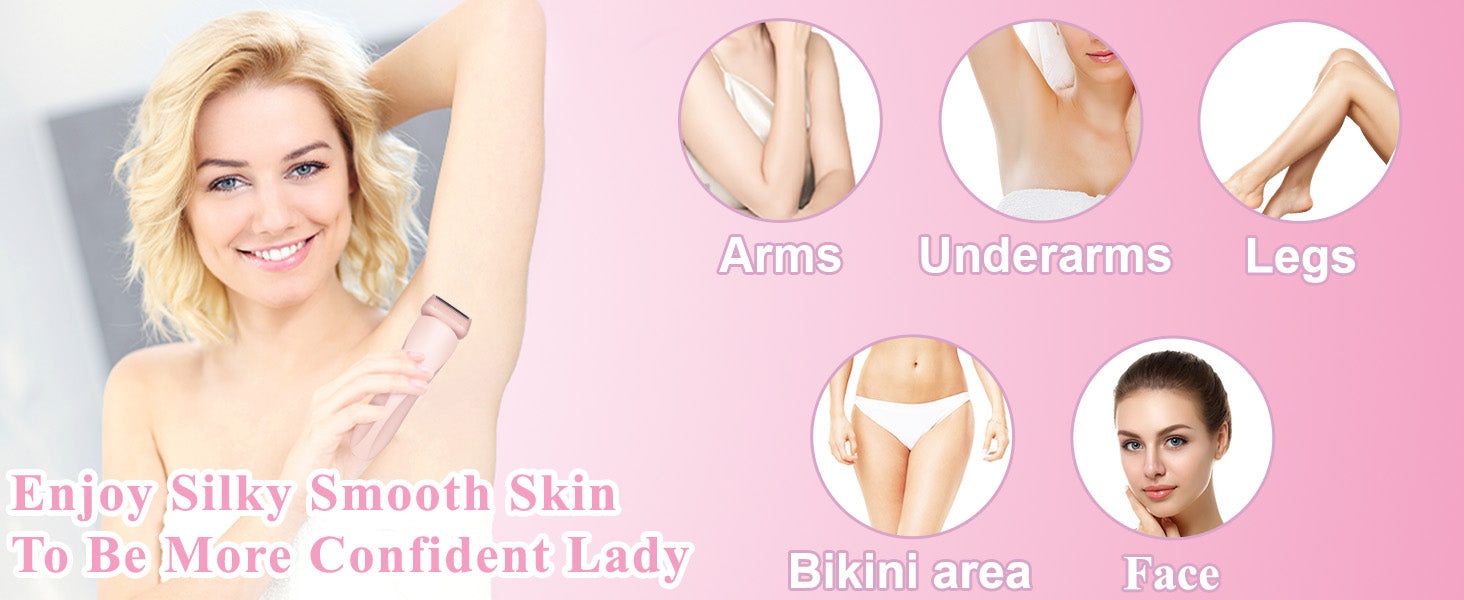 Painless Electric Hair Removal Shaver for Women - 8